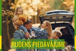 Atpūtas un ceļojumu piedāvājumi 03.10.2024 - 06.10.2024 Atlaides auto nomai Europcar